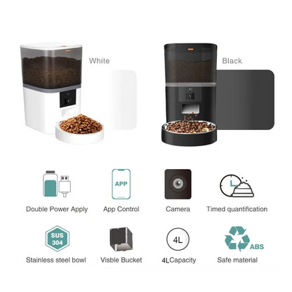 Automatic Smart Pet Feeder With Camera