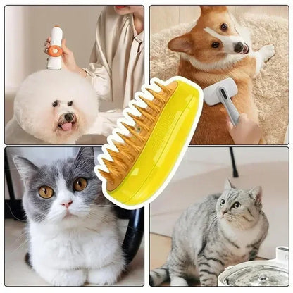 Cat steam brush